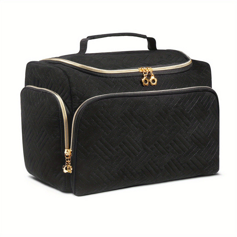 Cosmetic Organizer Bag with Multi-functional Interior Layout Bowlift
