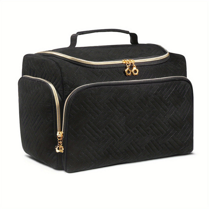 Cosmetic Organizer Bag with Multi-functional Interior Layout Bowlift