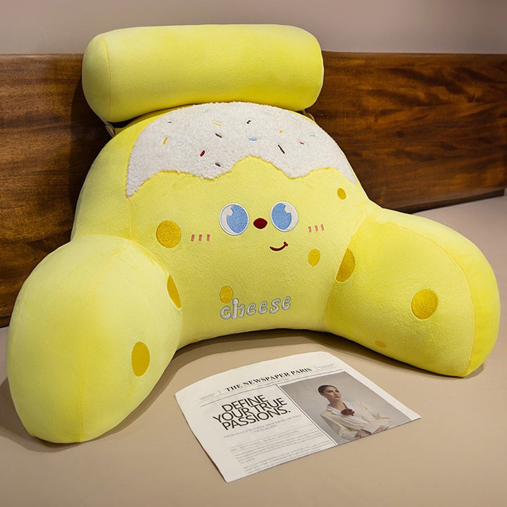Plush pillow with cheese design Bowlift