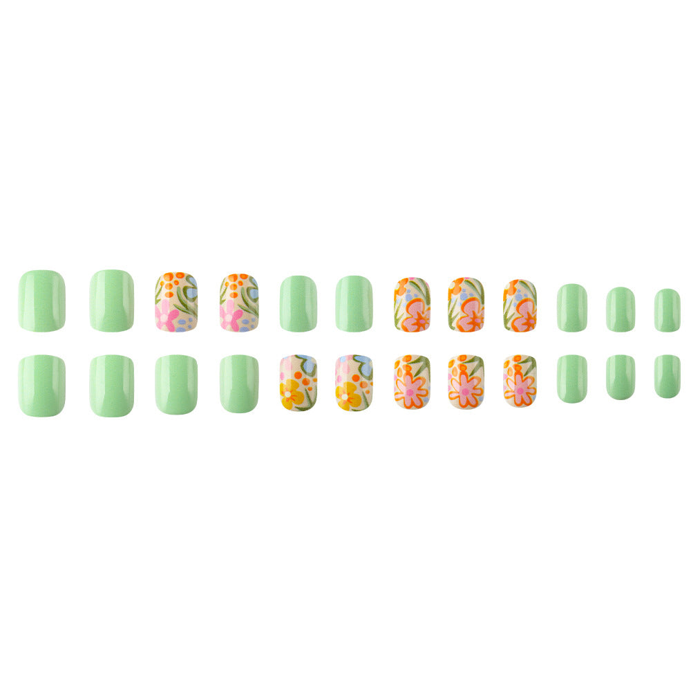 Floral Abstract Nail Art Bowlift