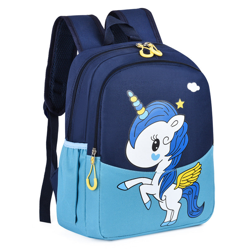 Unicorn-Themed Playful School Backpack Bowlift