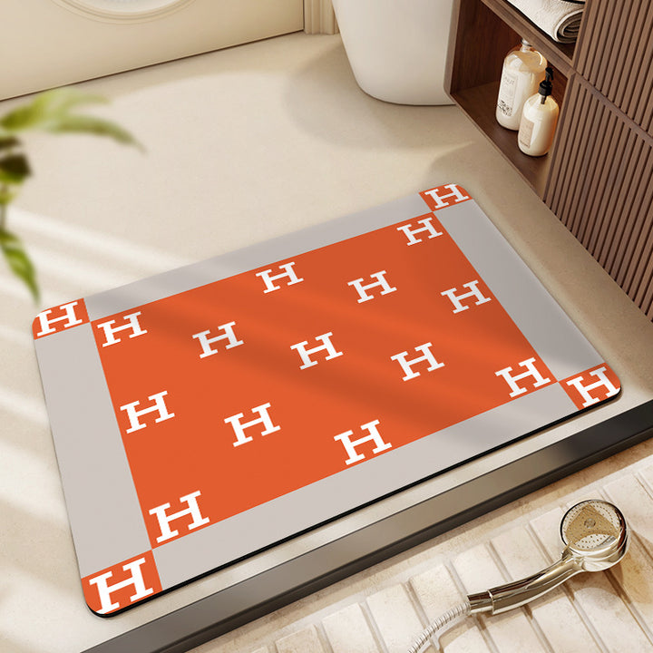 Stylish Decorative Bath Mat Bowlift