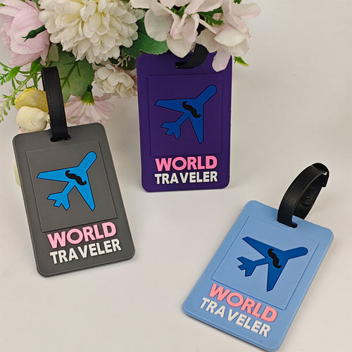 Unisex creative luggage tag in airplane design Bowlift