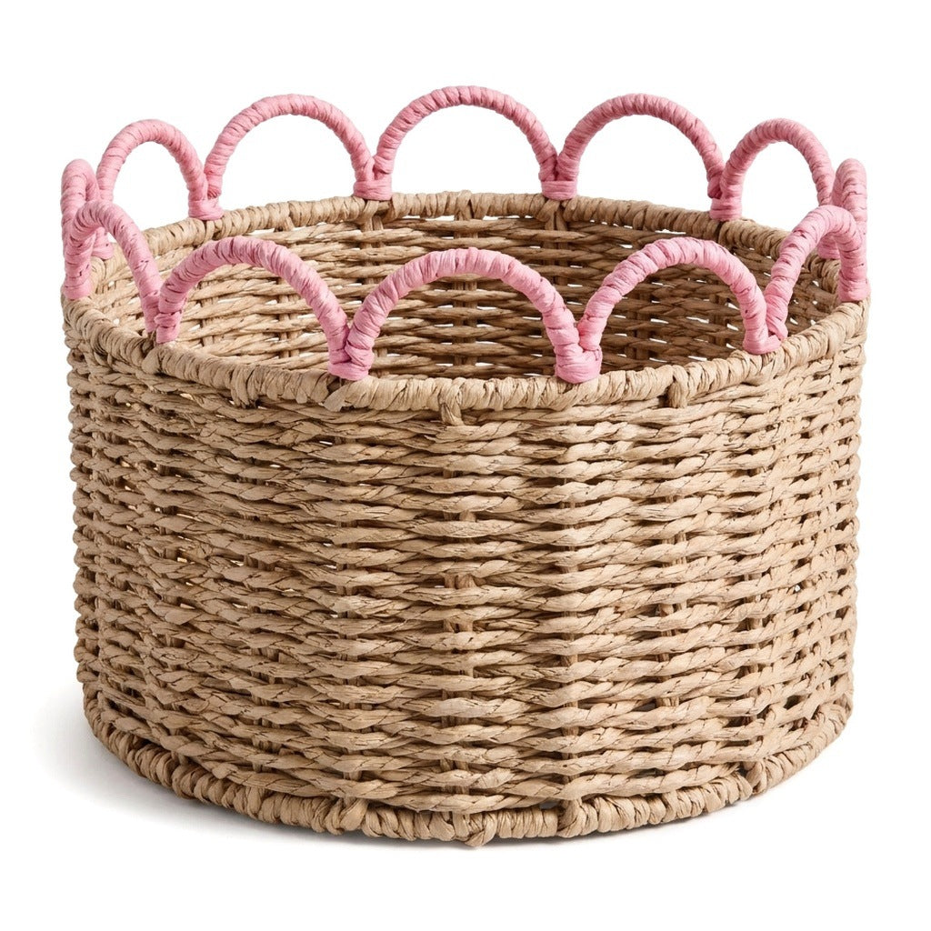 Decorative storage basket with wave pattern Bowlift