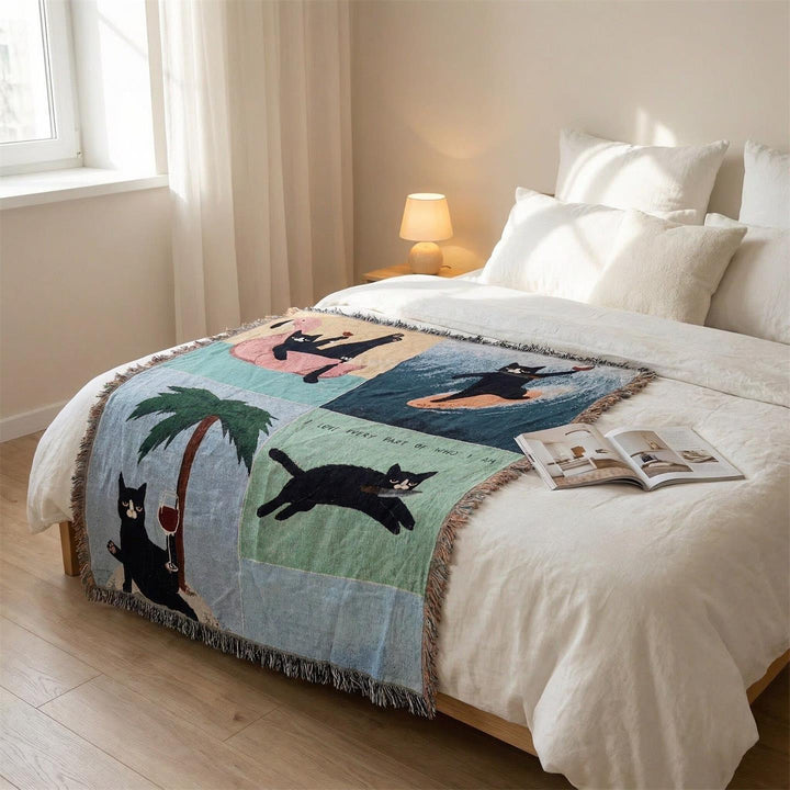 Cute Animal-Themed Decorative Tapestry