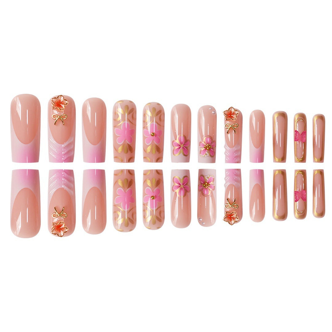 Glamorous Artistry Press-On Nail Set Bowlift