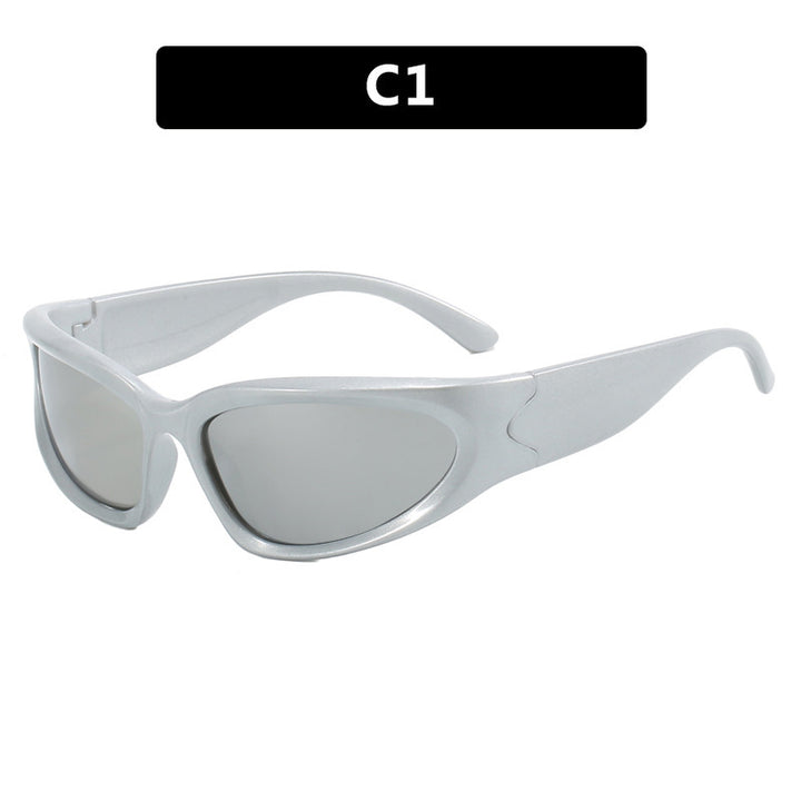 Women's sporty sunglasses with ergonomic design and polarized lenses Bowlift