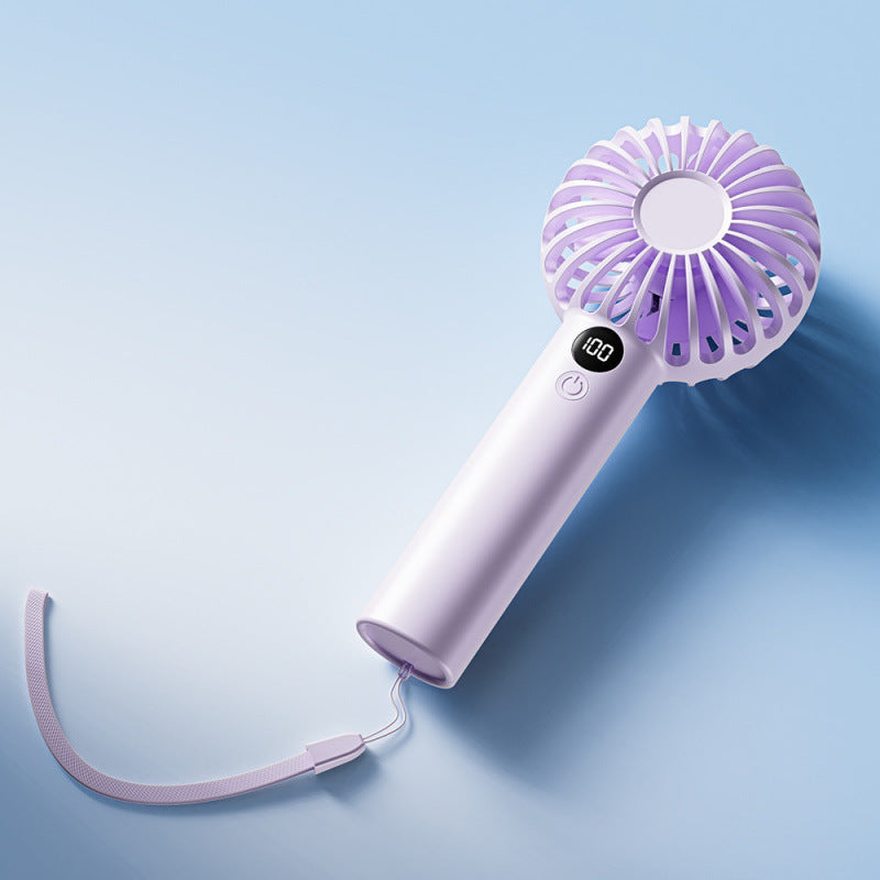 Portable Handheld Cooling Fan with LED Display Bowlift