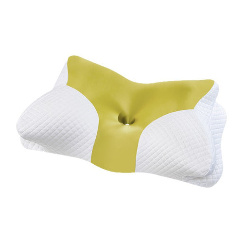 Ergonomic Sleep Pillow With Contoured Design Bowlift