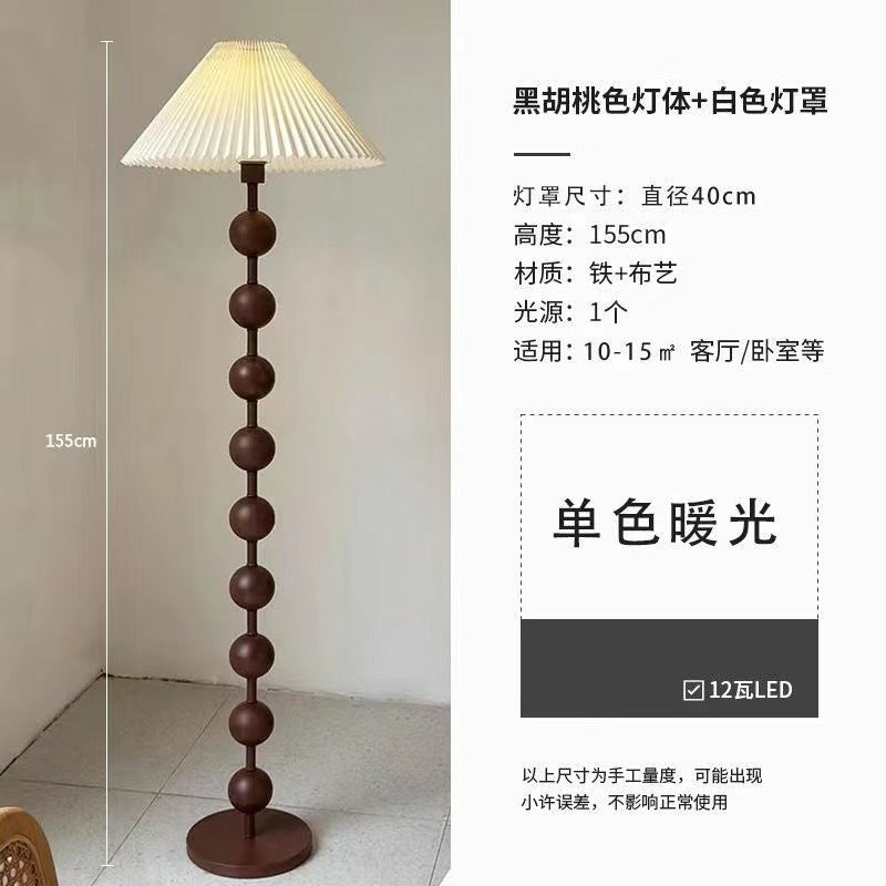 Modern Pleated Shade Floor Lamp