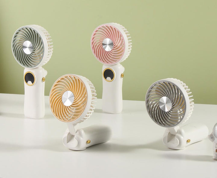 Unisex Portable Handheld Fan with Animal Designs Bowlift