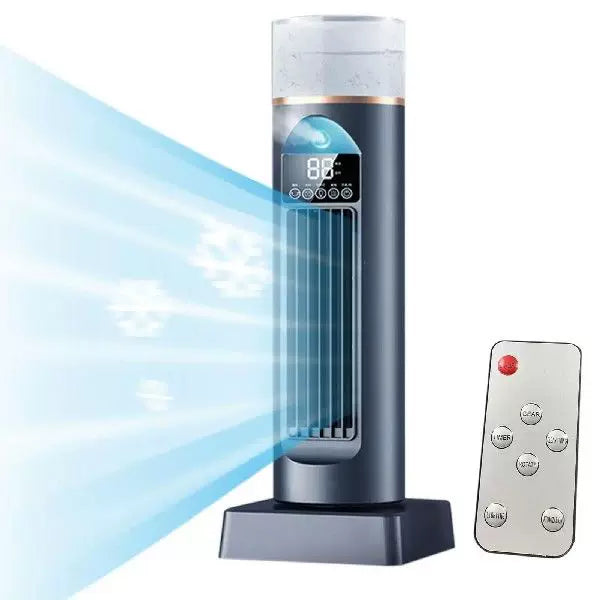 Unisex One Size compact vertical personal vaporizer air cooler with digital display removable water tank adjustable slats USB powered Bowlift