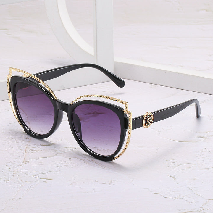 Luxury Decorative Cat-Eye Sunglasses Bowlift