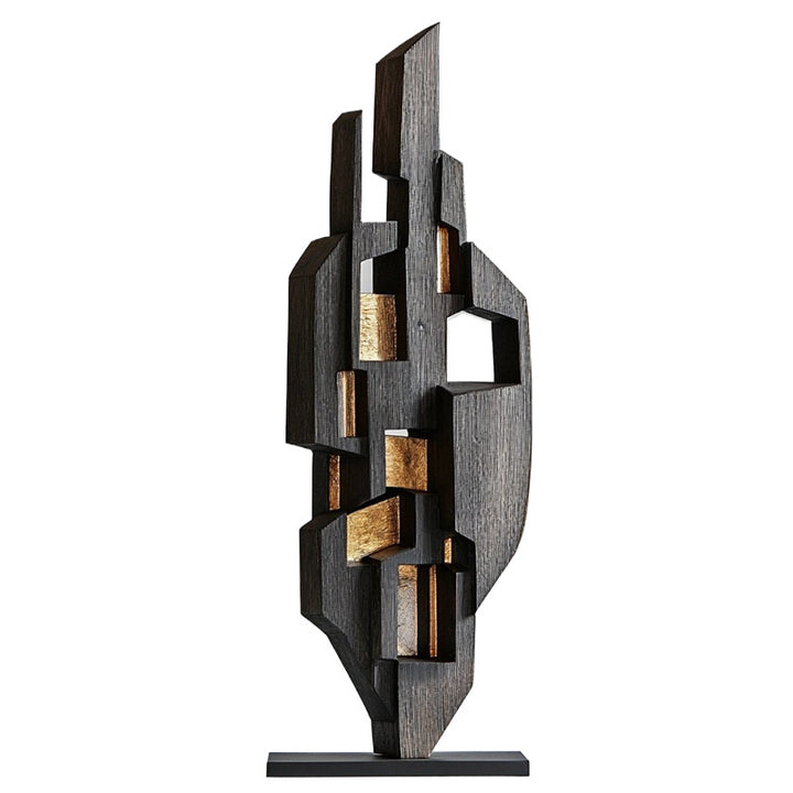 Abstract Wooden Decorative Sculpture