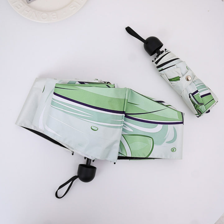 Women's creative folding umbrella with playful design Bowlift