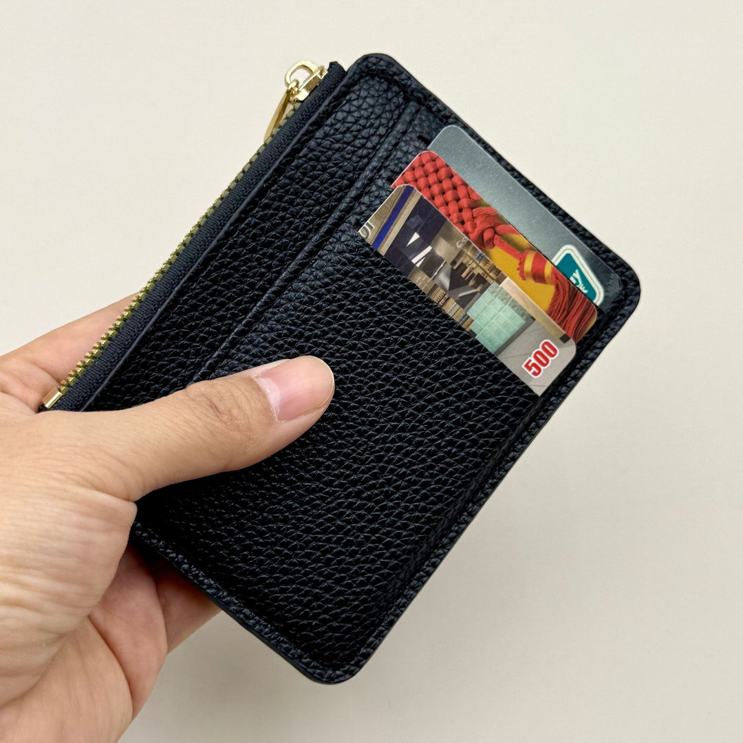 RFID-Blocking Leather Card Holder