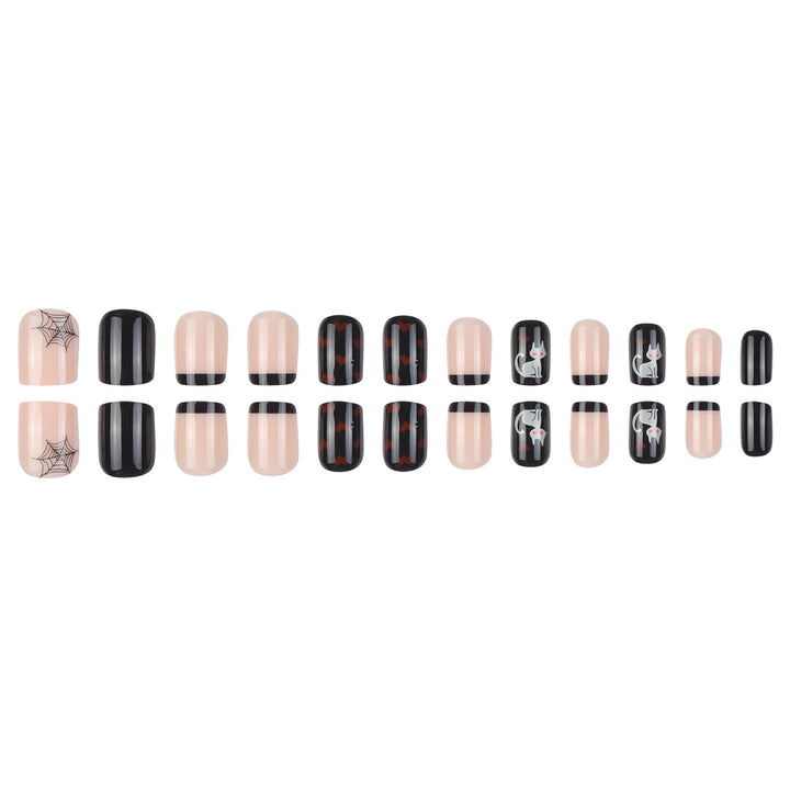 Halloween-Themed Press-On Nail Art Set Bowlift