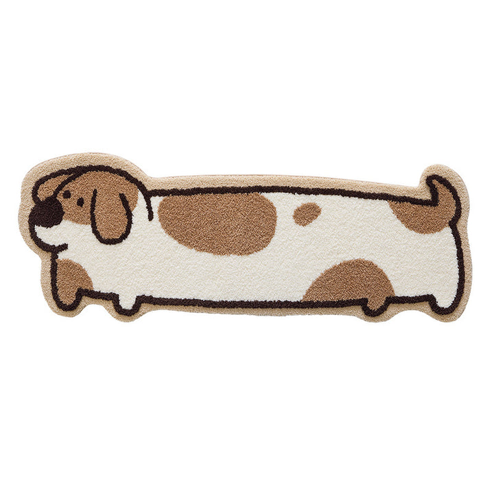 Tiger-Head Shaped Area Rug Bowlift