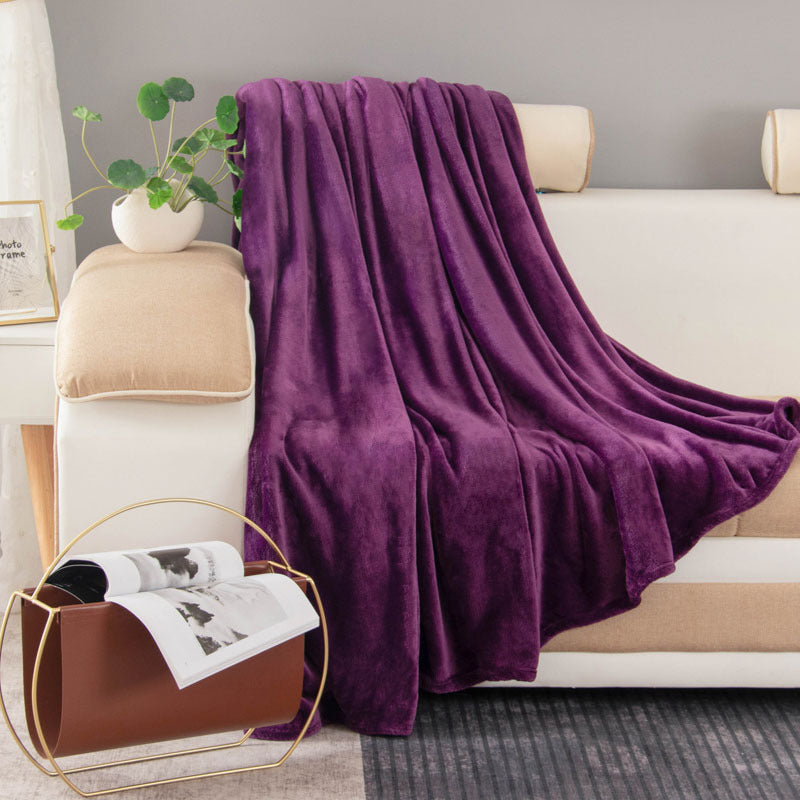 Ladies luxurious fleece blanket with soft texture Bowlift
