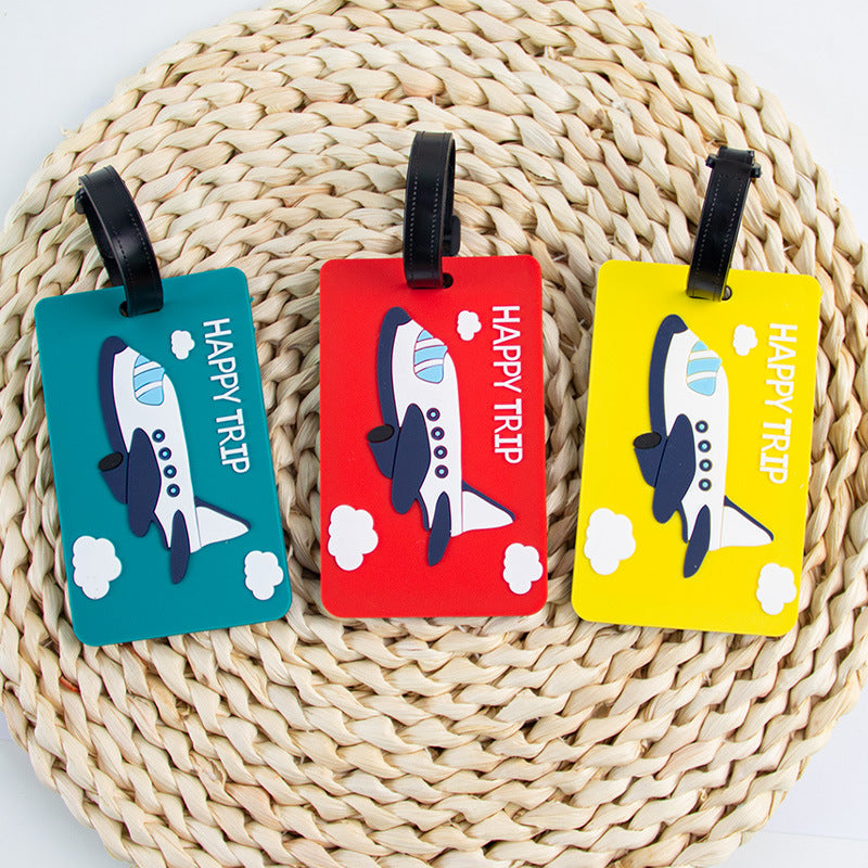 Airplane-Themed Luggage Identifier Bowlift