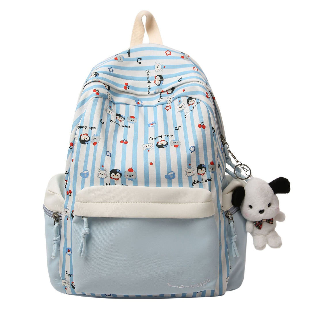 Playful Character-Themed School Backpack Bowlift
