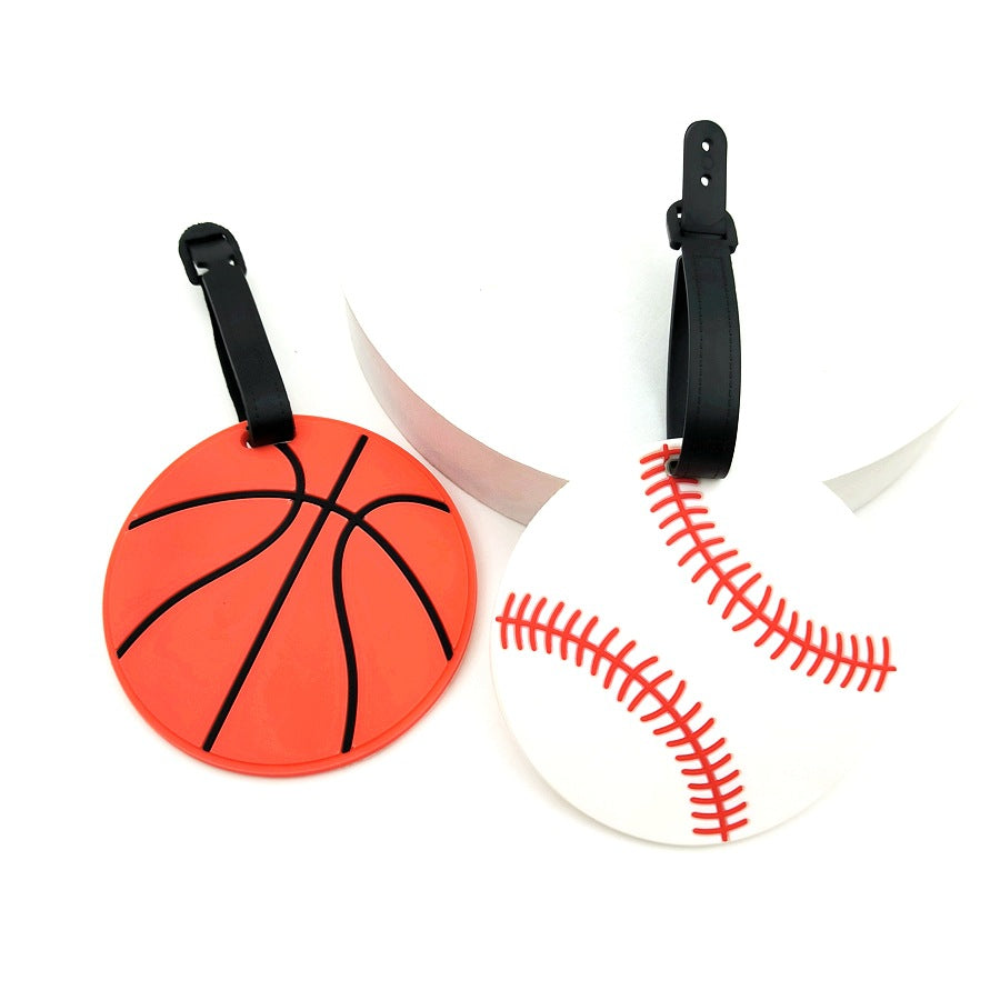 Basketball-Themed Luggage Tag Bowlift