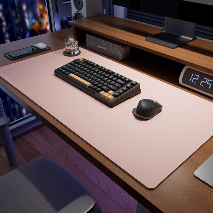 Extra-Large Leatherette Desk Mat and Extended Mouse Pad Bowlift