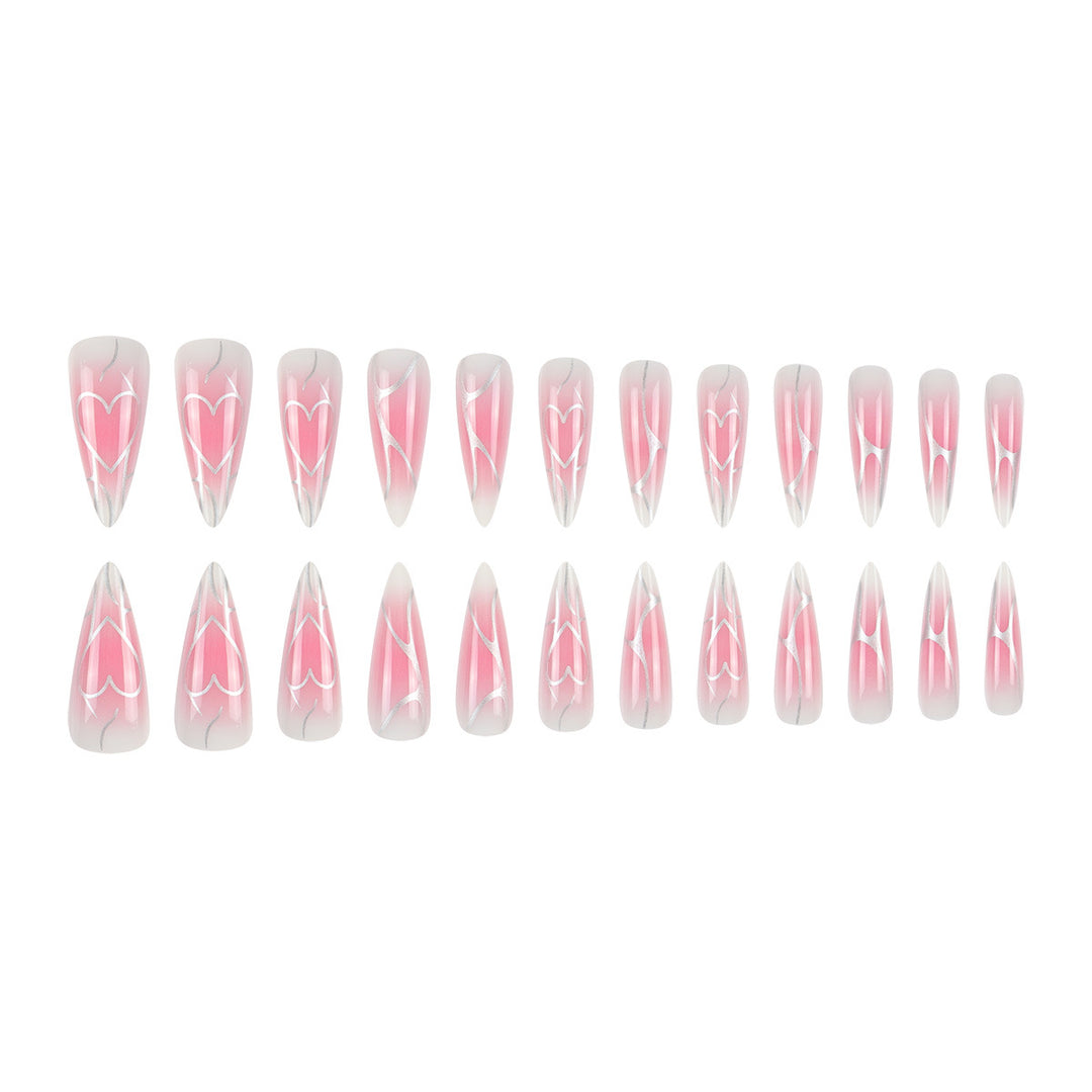Artistic Stiletto Nail Art Extensions Bowlift