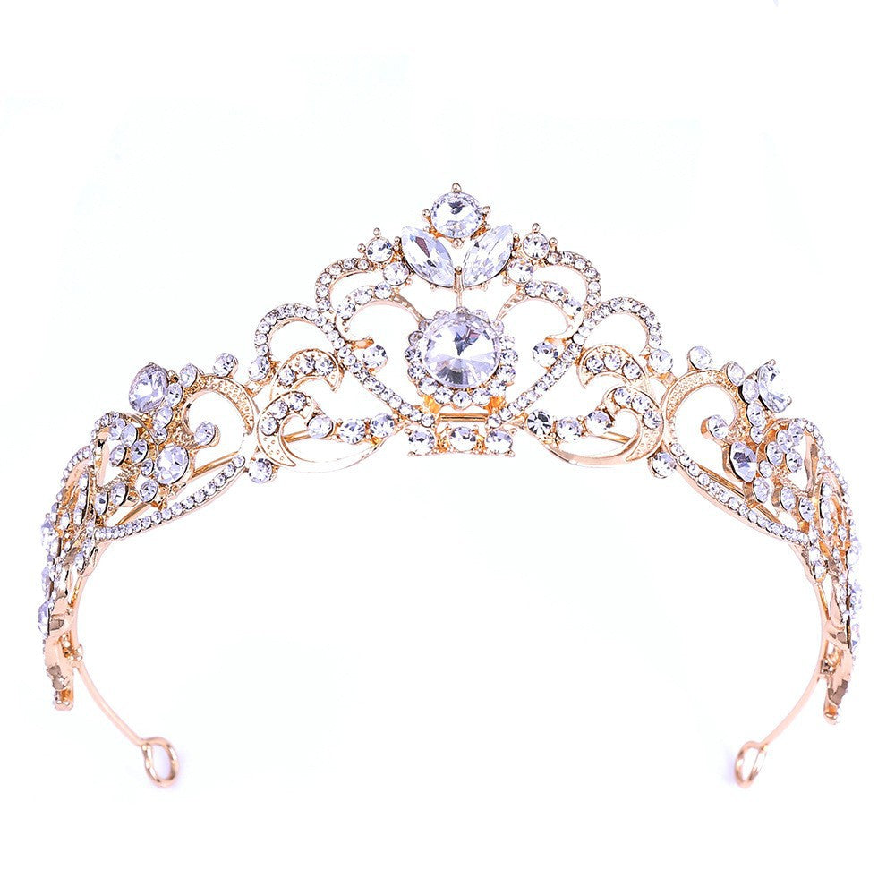Ladies Crystal Embellished Tiara Bowlift