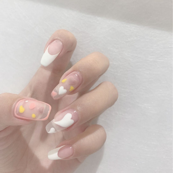 Decorative Heart Nail Art Tips Bowlift