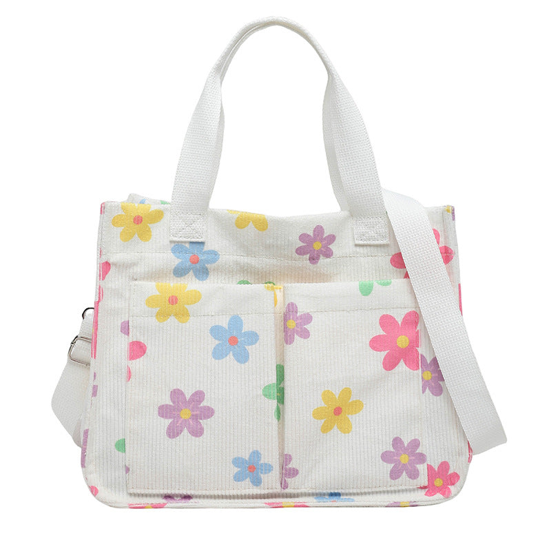 WoFloral Print Utility Handbag Bowlift