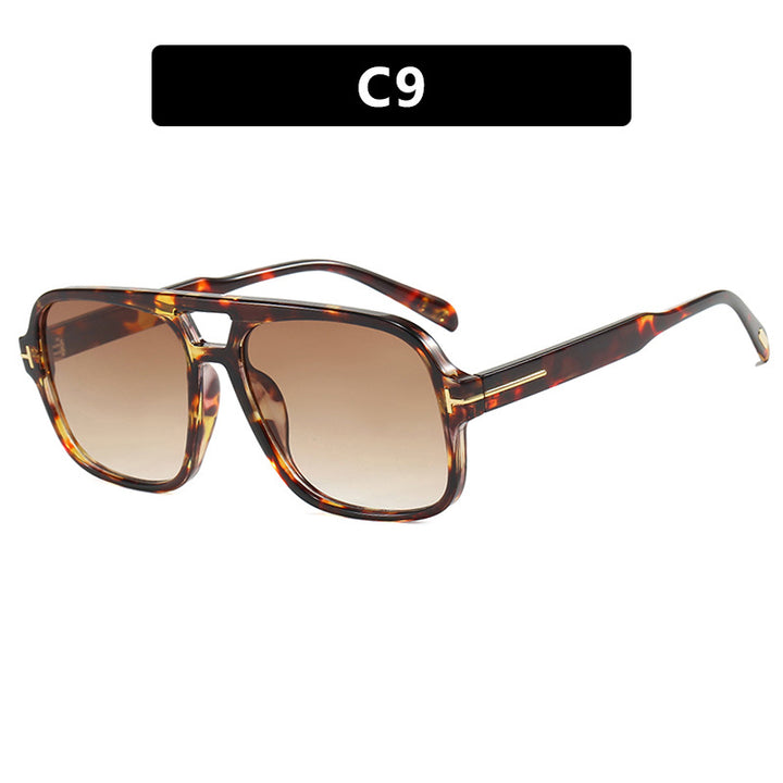 Women's trendy sunglasses with square frame and polarizing yellow lenses Bowlift