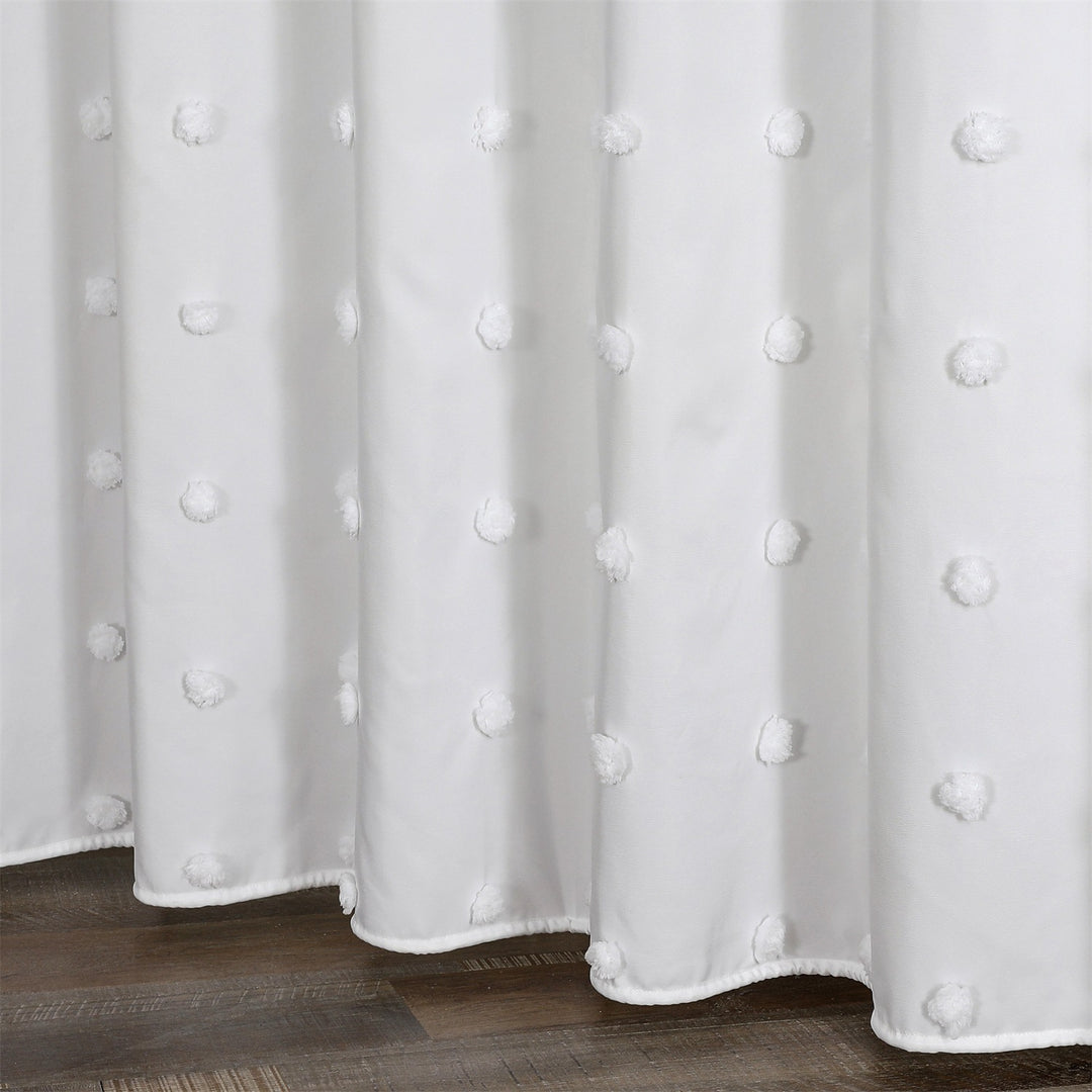 Textured Pattern Window Curtains Bowlift