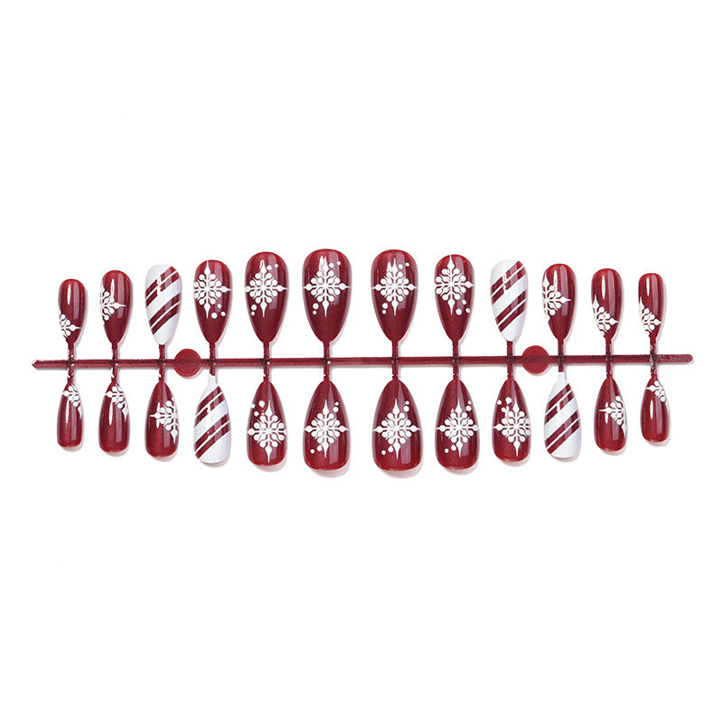 Elegant Christmas Nail Art Set Bowlift