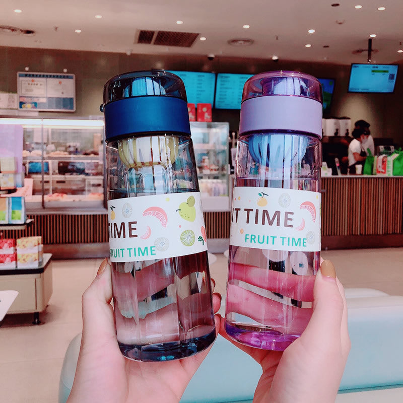 Women's reusable infuser bottle with fruity design Bowlift