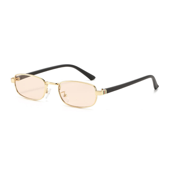 Elegant Vintage-Inspired Rectangle Sunglasses Bowlift