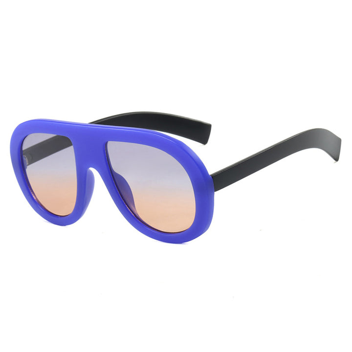 Ladies oversized sunglasses in futuristic design Bowlift