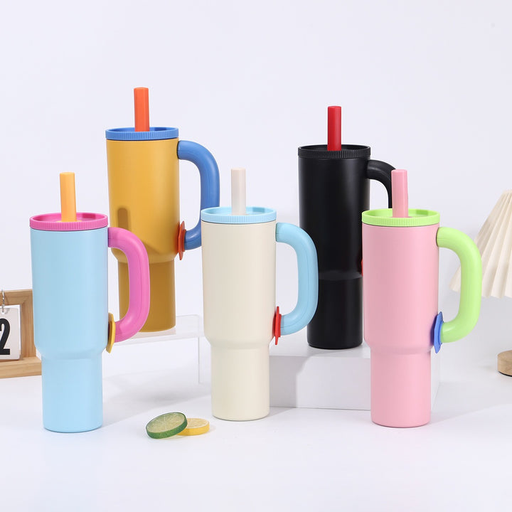 Women's stylish insulated mugs with integrated drinking spout Bowlift