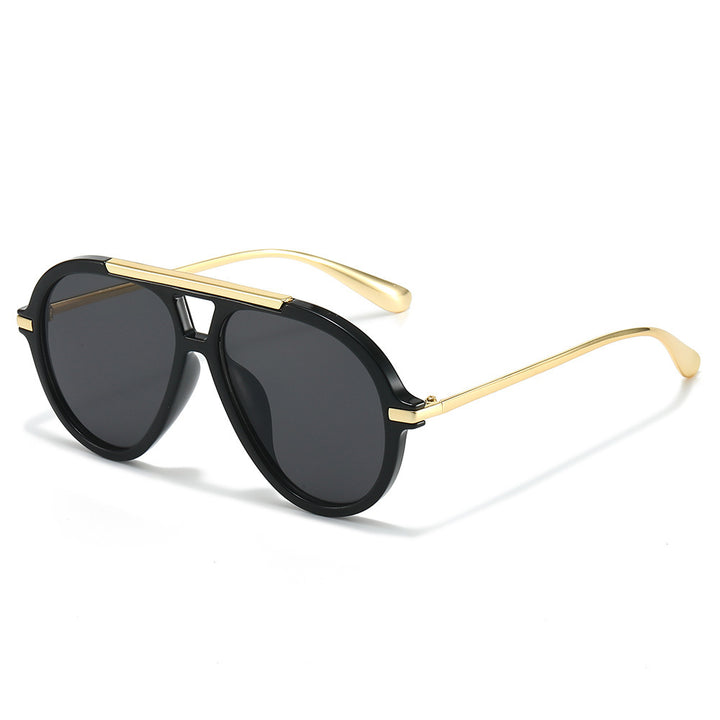 Fashion-Forward Futuristic Round Sunglasses Bowlift
