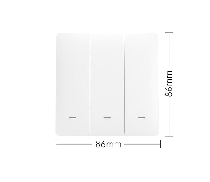 WiFi Wall Switch Panel With LED Indicators Bowlift