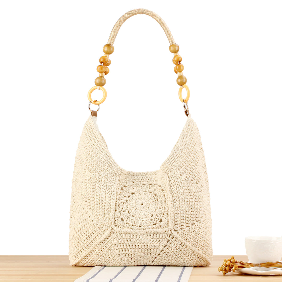 Handbag with Artistic Crochet Pattern Bowlift