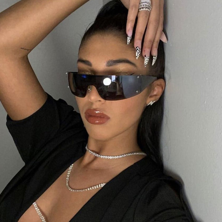 Women's stylish visor-like sunglasses Bowlift
