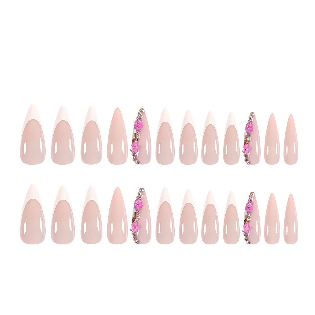 Artificial nails with elegant design Bowlift