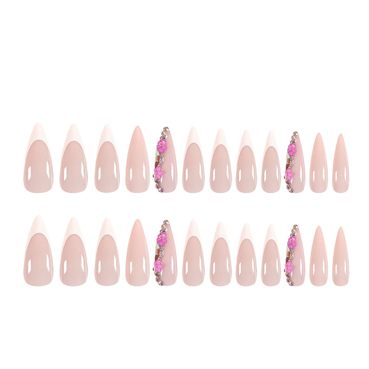 Artificial nails with elegant design Bowlift