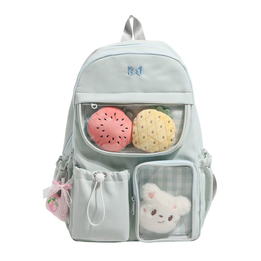 Clear Front Pocket Backpack Bowlift