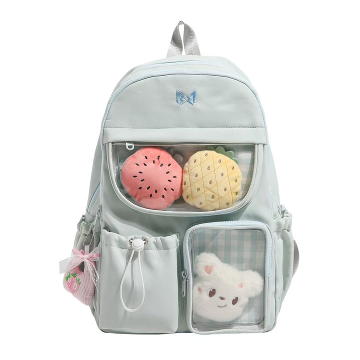 Clear Front Pocket Backpack Bowlift