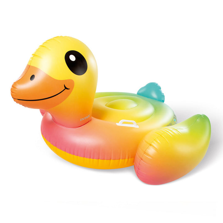 Women Inflatable Duck Swimming Ring Bowlift