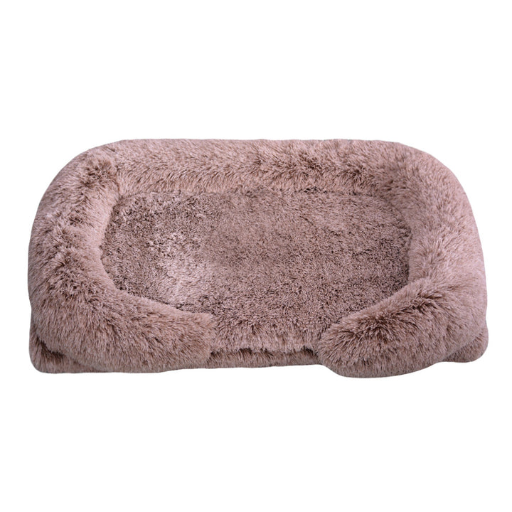 Plush Orthopedic  Cradle  Dog Bed