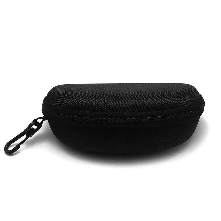 Hardshell Zippered Sunglasses and Eyewear Protective Case with Carabiner Bowlift