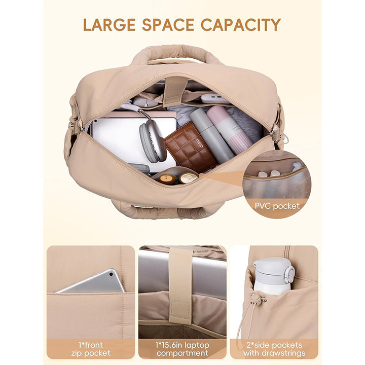 Multifunctional Travel Bag with Padded Interior Bowlift